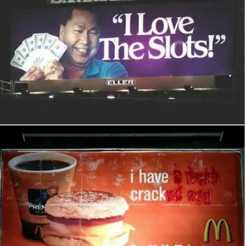 Fast Food Billboards In The Ghetto
