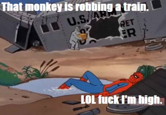 spidey meme high More Of The 1960s Spidey Meme