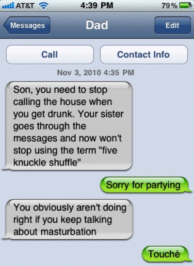 Computer Phone Texting on Wtf Iphone Text Partying Dad The Eight Most Wtf Iphone Texts