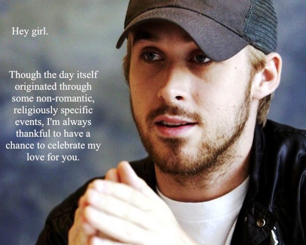 Ryan Gosling always a sage even when it comes to Valentine's Day