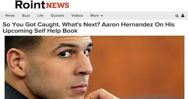 News From Our Sister Site: Aaron Hernandez On His Upcoming Self Help Book