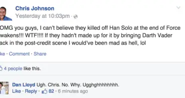 Five People You’ll Definitely Unfriend On Facebook When The New Star Wars Movie Comes Out