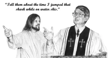 The Secret Life Of A Savior: 27 Pics Of Jesus Being A Jerk