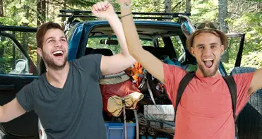 Two People Amped To Be Only Ones Who Inevitably Go On Twelve Person Road Trip