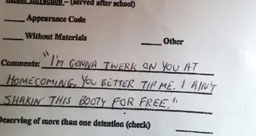 33 Students Who Made That Detention Slip Count