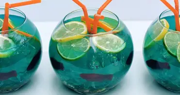 Fun Blue Cocktail Ends With Less-Fun Blue Vomit