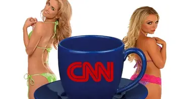 Trump Continues Assault On Media With 2 Girls 1 Cup Video Featuring CNN Logo On Cup