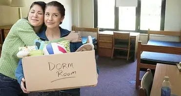 Mom Choosing Cute Dorm Set Blissfully Unaware Of Wild Banging To Occur On Sheets