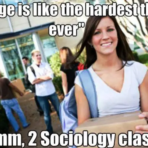 A Hollow Shell Of Humanity: College Freshwoman Meme