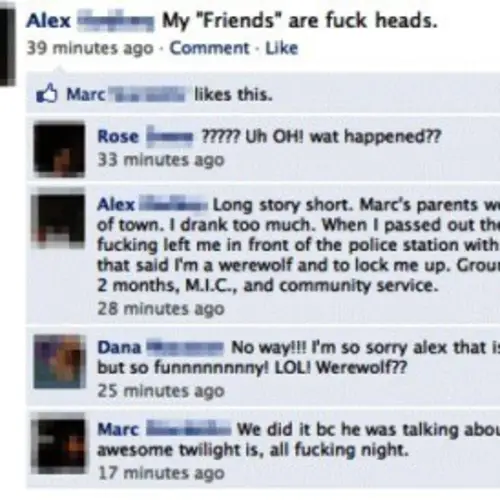 The Seven Funniest Facebook Statuses Ever