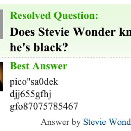 33 Yahoo Answers That Will Make You Question Your Participation In Humanity