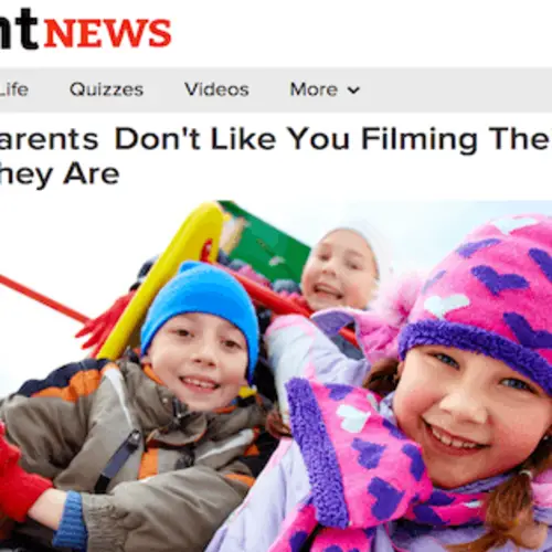 News From Our Sister Site: Turns Out Parents Don't Like You Filming Their Kids No Matter How Sexy They Are