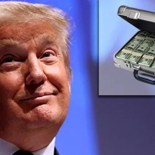 Donald Trump Announces Presidential Bid By Slowly Pushing Cash-Filled Briefcase Across Table