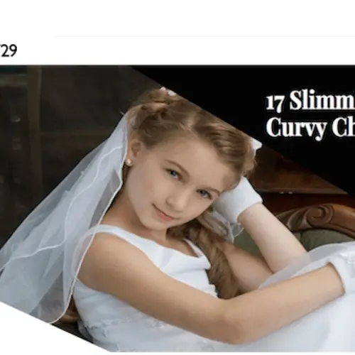 From Our Sister Site: 17 Slimming Styles For The Curvy Child Bride