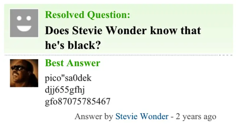 33 Yahoo Answers That Will Make You Question Your Participation In Humanity