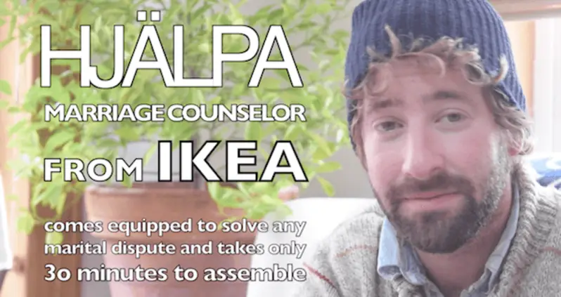 HJÄLPA: IKEA’s New Assemble-It-Yourself Marriage Counselor