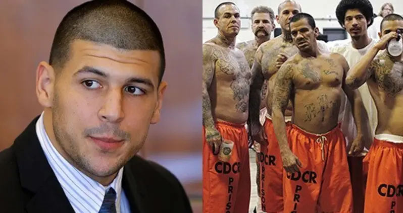 Aaron Hernandez Signs 4-Year Contract With Nuestra Familia