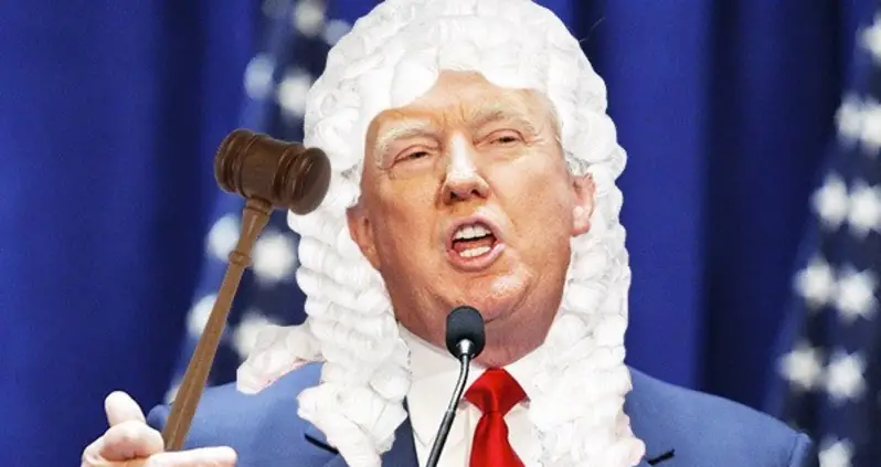 Donald Trump’s Lawyer Actually Just Trump Disguised In Barrister Wig