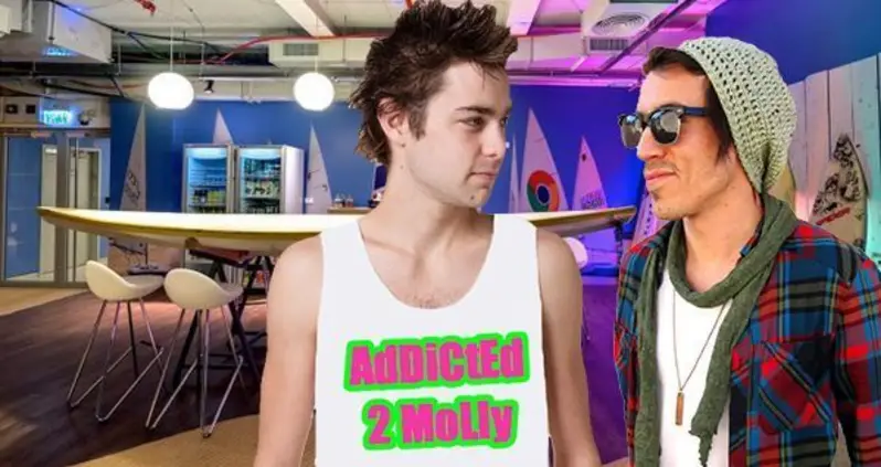 Performance Review Conducted By Boss Wearing “Addicted 2 Molly” Tank Top