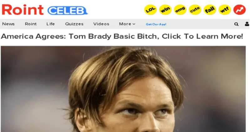 From Our Sister Site: America Agrees: Tom Brady Is A Basic Bitch, Click To Learn More!