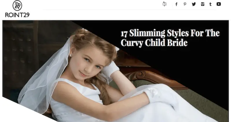 From Our Sister Site: 17 Slimming Styles For The Curvy Child Bride