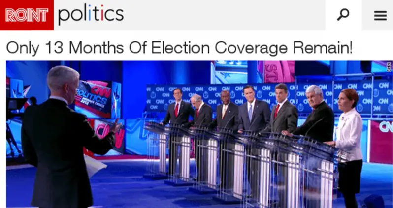 From Our Sister Site: Only 13 Months Of Election Coverage Remain!