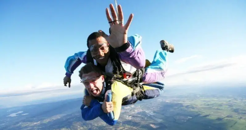 BREAKING: Two Men About To Die Each Believe Other Is Skydiving Instructor