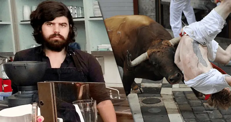 Barista To Unwind With Relaxing “Bulls Mauling Spectators” Video Compilation