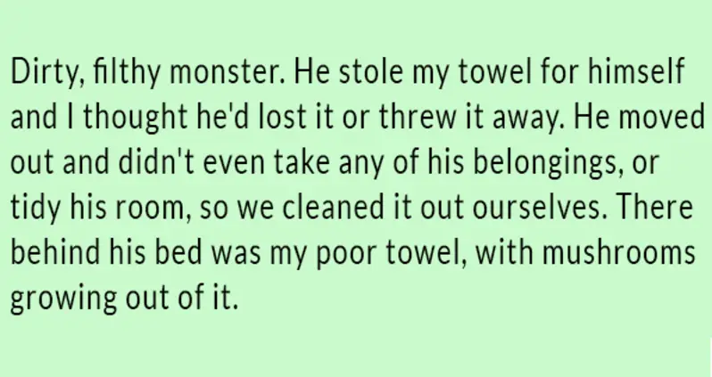 26 People Tell The Tale Of Their Worst Roommates Ever