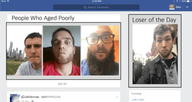 Facebook Adds “People Who Did Not Age Well” Option To Sidebar