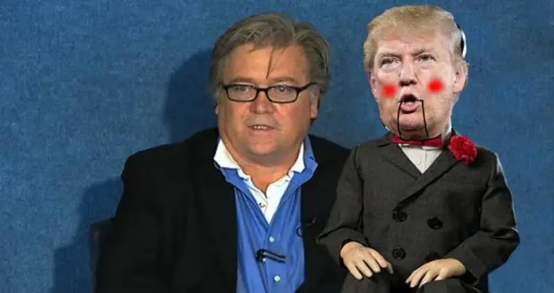 Steve Bannon Suffers Severe Muscle Cramps In Arm Used To Operate Donald Trump
