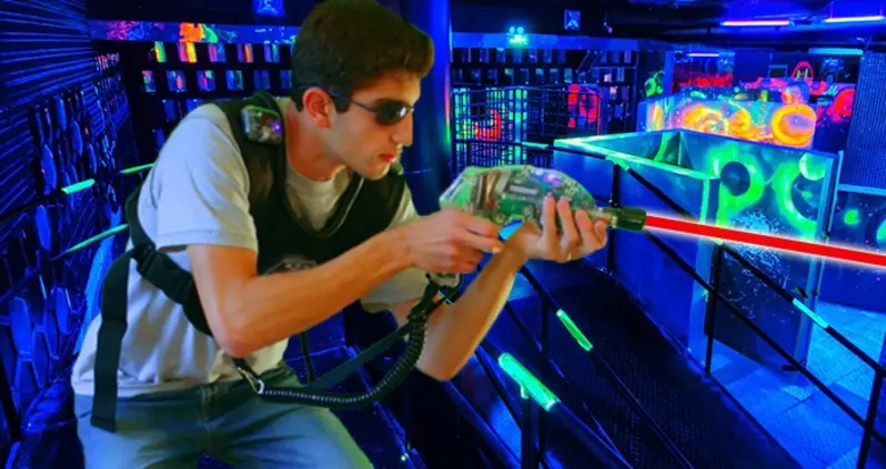 Quiet Loner At Laser Tag Arena Clearly Doing Dry Run For Something Horrific