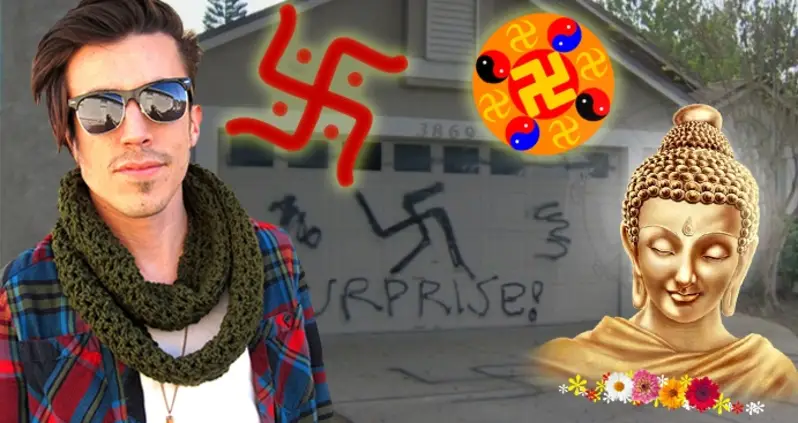 After This Jewish Family’s Home Was Vandalized, Their Neighbor Helped By Explaining The Swastika’s Positive Origins In Hinduism!
