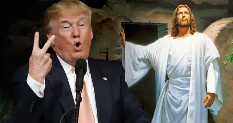 Trump Says He Would Have Risen “From That Cave In Two Days, Tops” In Easter Speech
