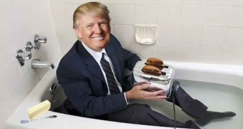 President Trump Still Unsure Why Pence Suggested Making Toast While Bathing, But Loves The Idea