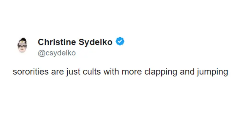 27 Tweets By Christine Sydelko, The Real Big C Of Twitter