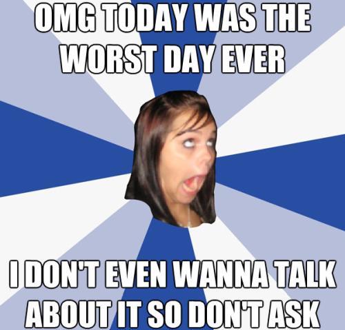 Facebook Girl Worst Day Ever