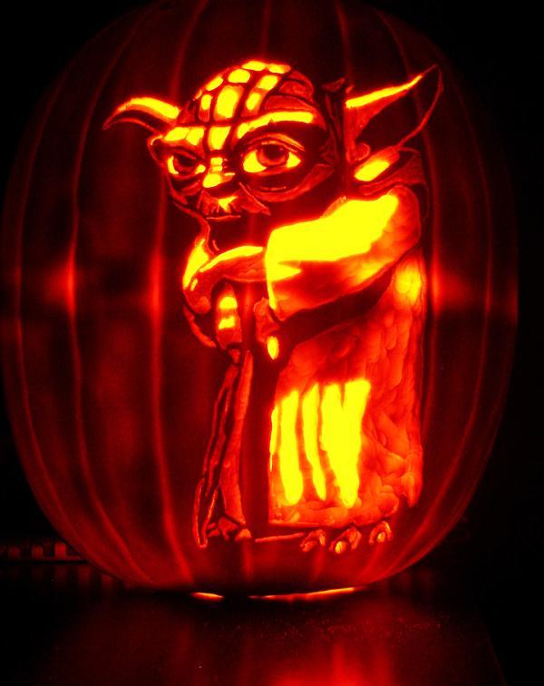 Star Wars Yoda Pumpkin