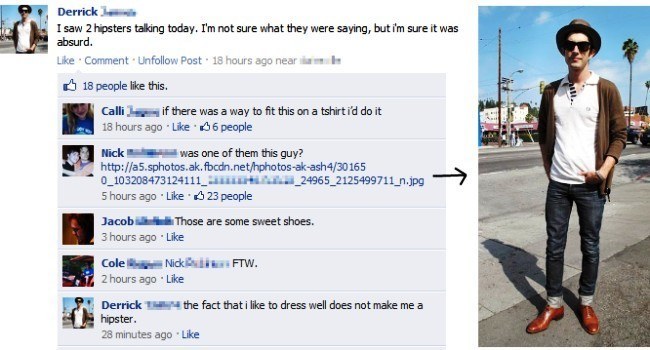 Glorious Facebook Fails Hipsters Hating Hipsters