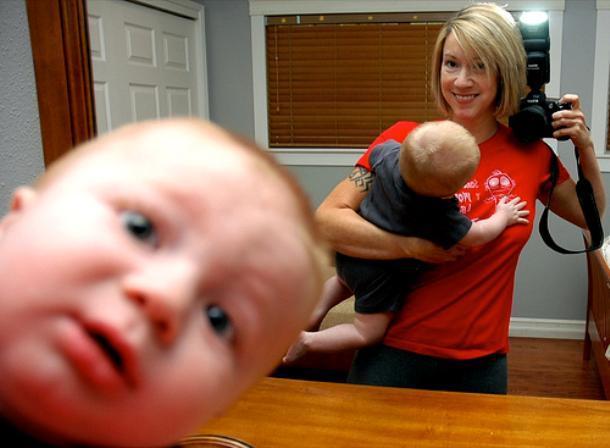 Photobombs Baby