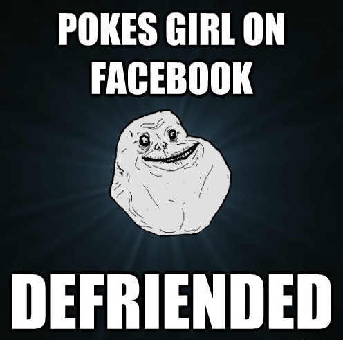 Forever Alone Poke On Facebook