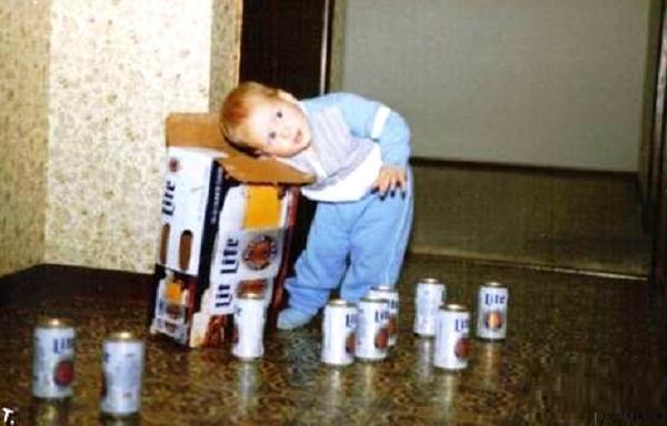 Terrible Parents Beer Kid