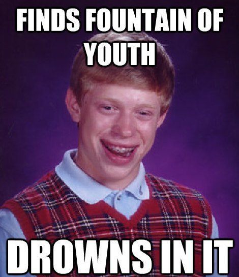 Bad Luck Meme Fountain