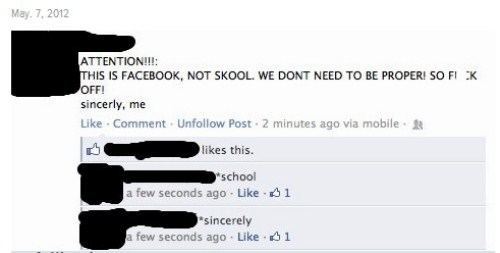 Stupid Comments On Facebook