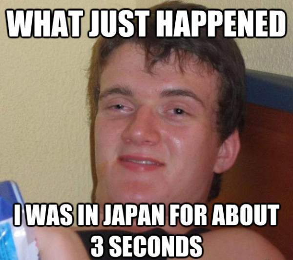 Blazed Guy Meme Japan