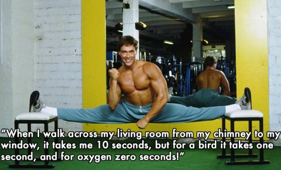 Weird Jean Claude Van Damme Quote