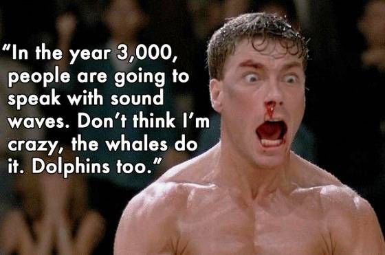 Sound Waves Jean-Claude Van Damme Quotes