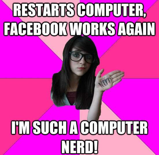 Scenester Nerd Meme Computer Nerd