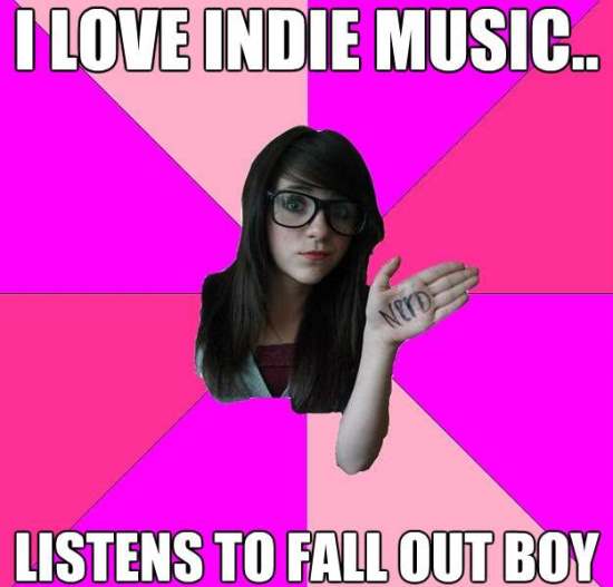 Scenester Nerd Indie Music