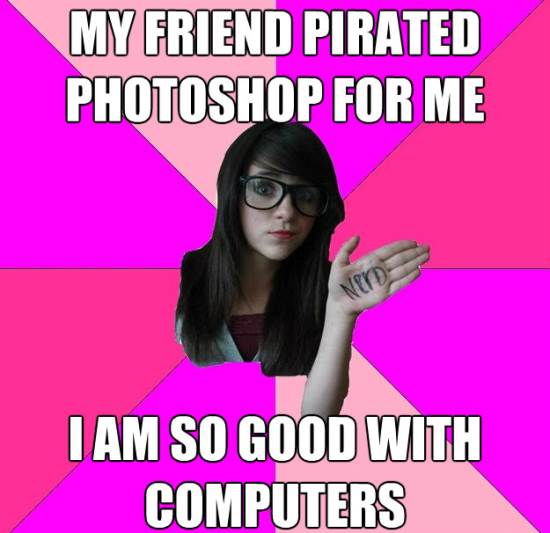 Scene Nerd Meme Photoshop Hacker